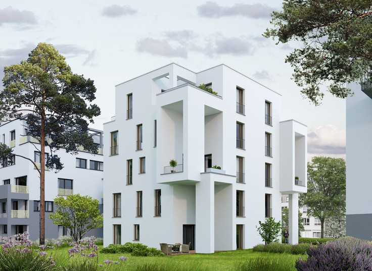 Buy Condominium in Frankfurt am Main-Sachsenhausen-Nord - Stadtgärten Henninger Turm, Hainer Weg