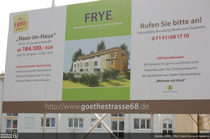 Buy Condominium in Sachsenheim - Eigentumswohnungen Goethestraße Sachsenheim, Goethestraße 68