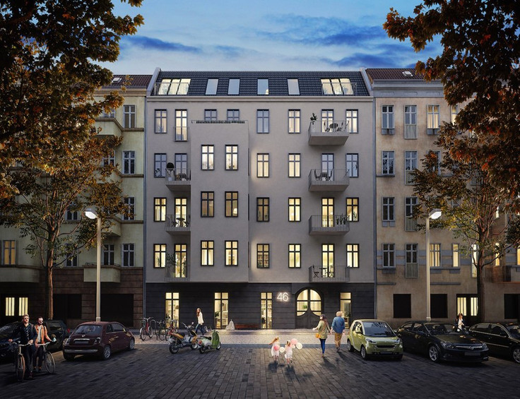 Buy Condominium in Berlin-Prenzlauer Berg - Kopenhagener Straße, Kopenhagener Straße 46