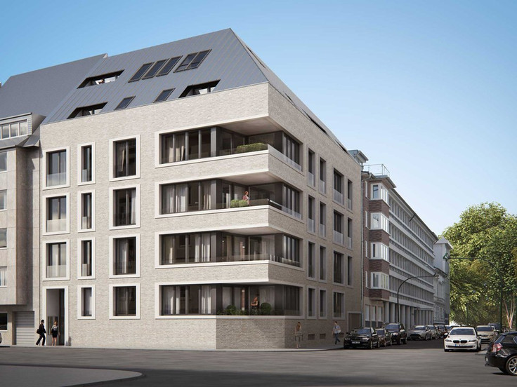 Buy Condominium in Dusseldorf-Pempelfort - The Corner Düsseldorf, Feldstraße 73