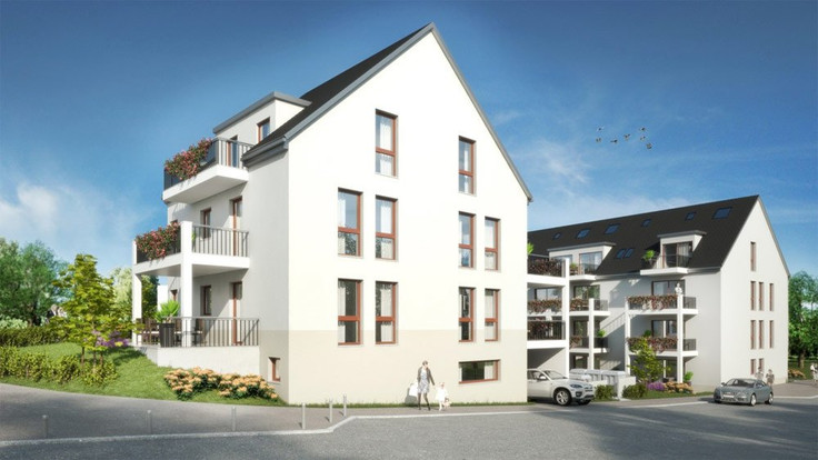 Buy Condominium in Frankfurt am Main-Praunheim - Ohlen Garten Frankfurt, Im Ohlengarten 4/Haingrabenstraße 43