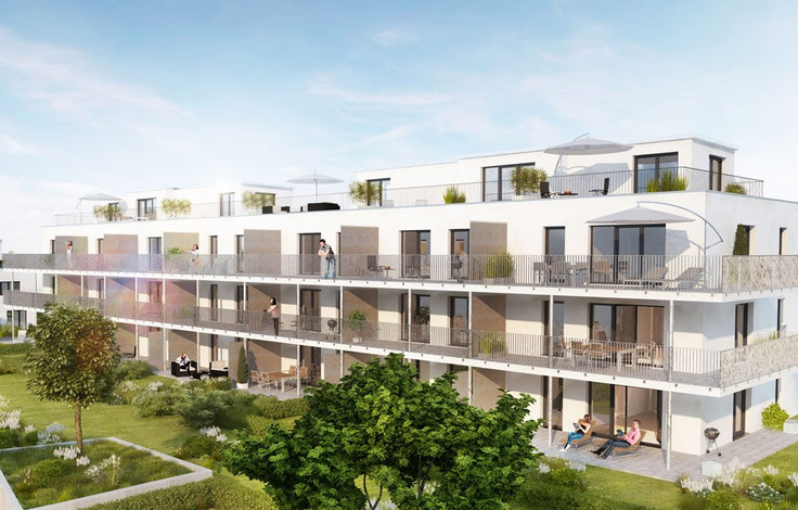 Buy Condominium in Nuremberg-Thon - Thon Terrassen Nürnberg - Eigentumswohnungen, Hans-Kohlmann-Straße 4-6