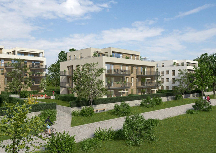 Buy Condominium in Munich-Schwabing - First Line - Domagkpark Schwabing, Max-Bill-Straße