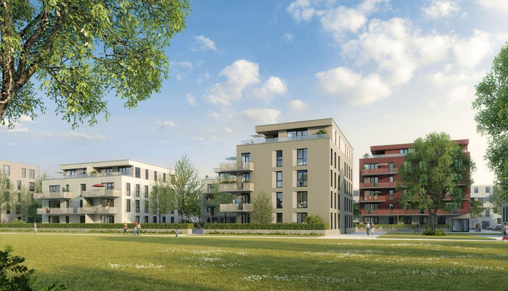 Buy Condominium in Munich-Schwabing - Park Cubes, Max-Bill-Straße
