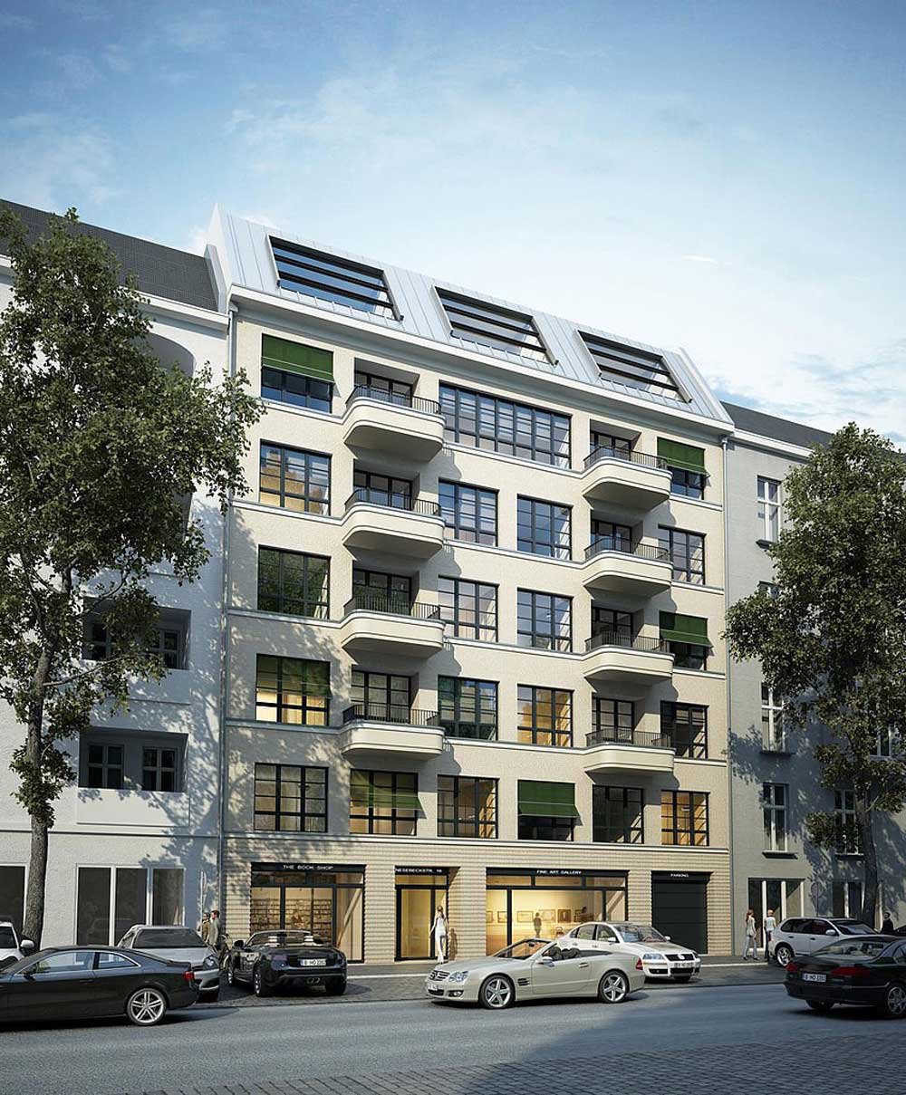 Stadthaus Hugo Berlin Charlottenburg Primus Immobilien Ag New Build Property Information