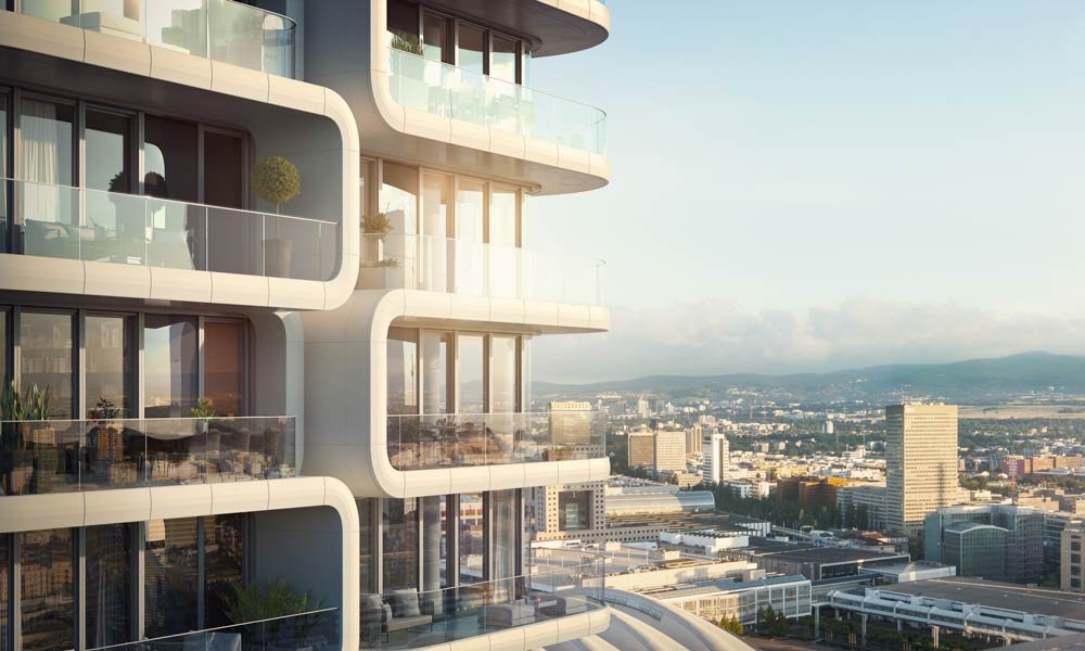 Grand Tower Frankfurt Am Main Europaviertel Jones Lang Lasalle Residential Development Gmbh New Build Property Information