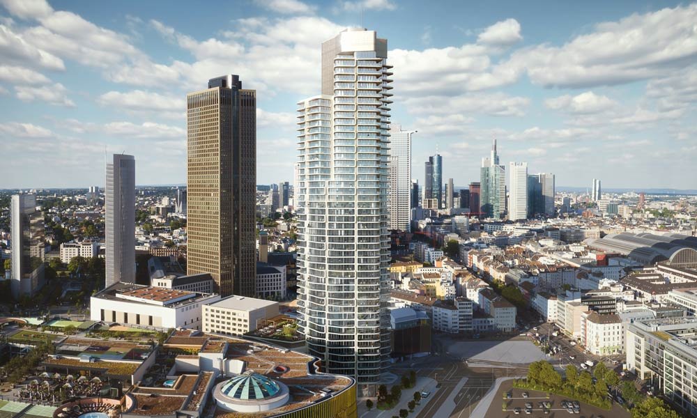 Grand Tower Frankfurt Am Main Europaviertel Jones Lang Lasalle Residential Development Gmbh New Build Property Information