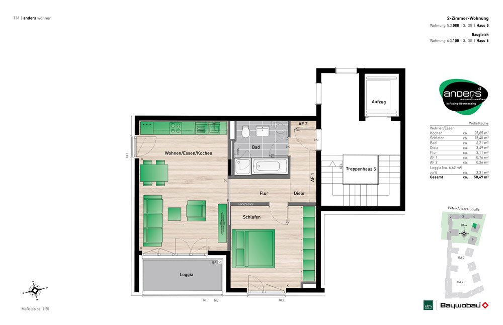 anders wohnen - Munich-Pasing - buy new build Condominium