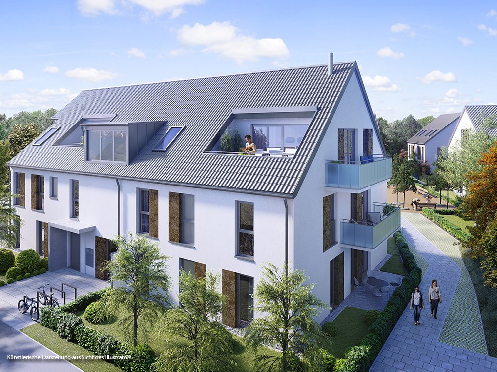 Images from new build property development project AUBINGER LOHE HOME Am Loferfeld 14, 81249 Munich / Aubing immosens GmbH