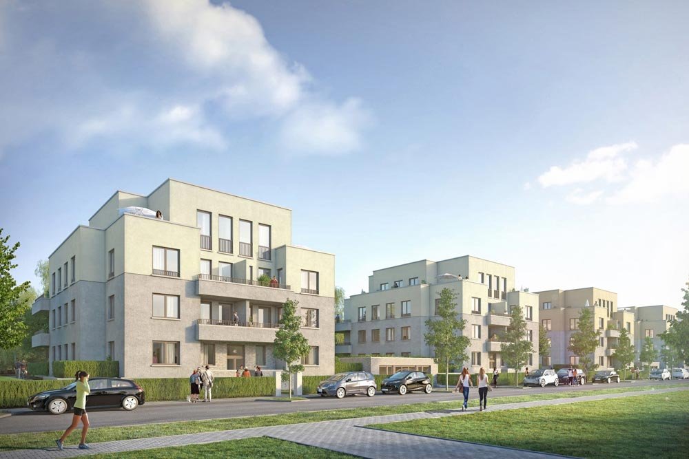 Pictures from new build property development project condominiums Dichtervillen in Karlshorst Regener Straße, 10318 Berlin / Karlshorst INTERHOMES AG