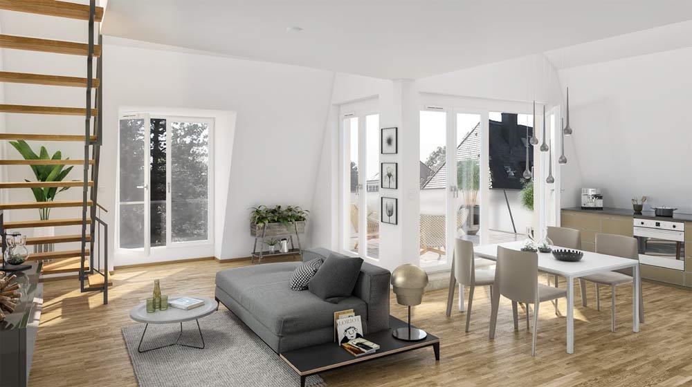 Image from new build property development project condominiums LIMANI Obermenzing Munich