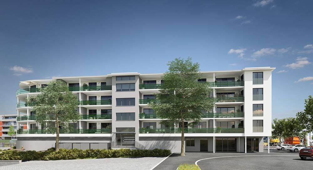 Image new build property condominiums UPTOWN green living Stuttgart / Möhringen