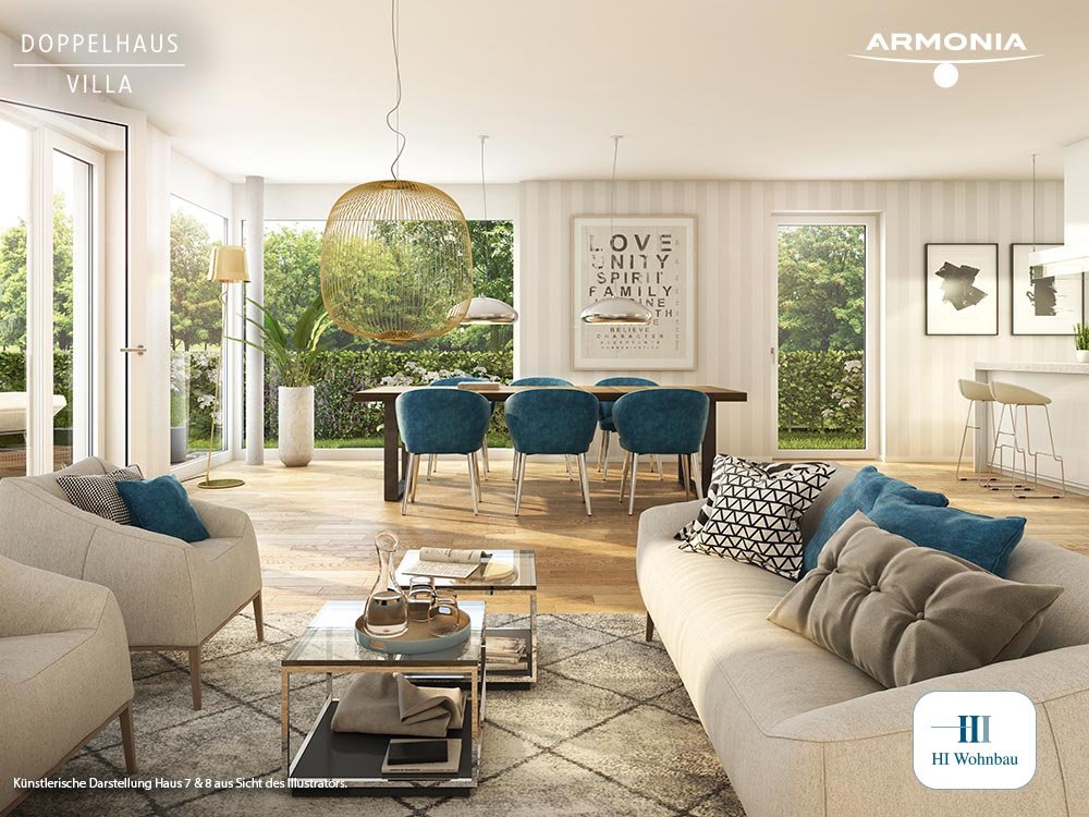 Image from new build property development project ARMONIA Pasing - Doppelhaus-Villa Munich / Pasing