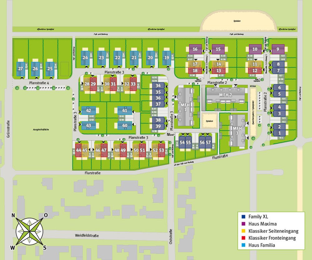 Grünstraße Leverkusen buy new build Terrace house