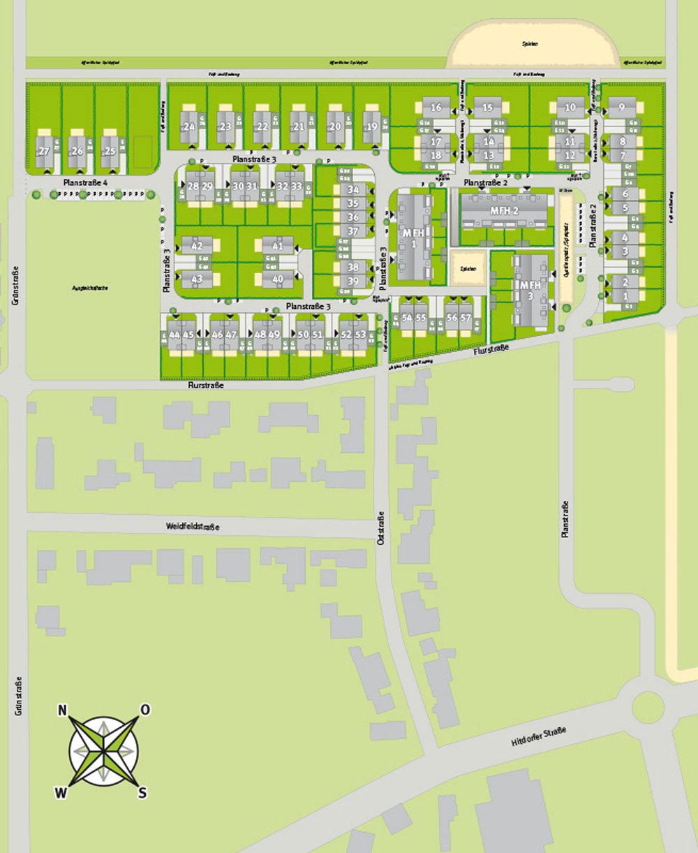 Grünstraße Leverkusen buy new build Terrace house