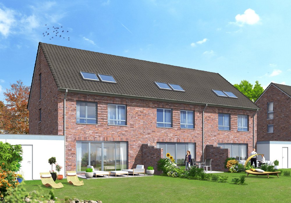 Grünstraße Leverkusen buy new build Terrace house