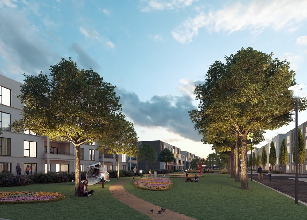 Stadthäuser am Kunstpark RegensburgKasernenviertel buy new build