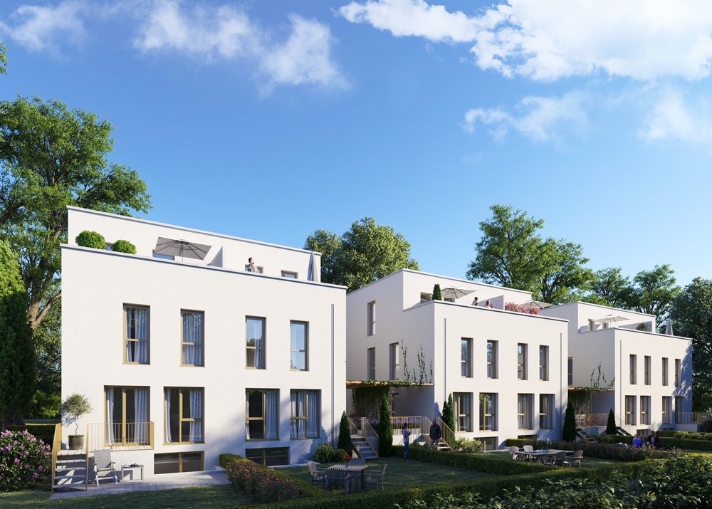 Stadthäuser am Kunstpark RegensburgKasernenviertel buy new build