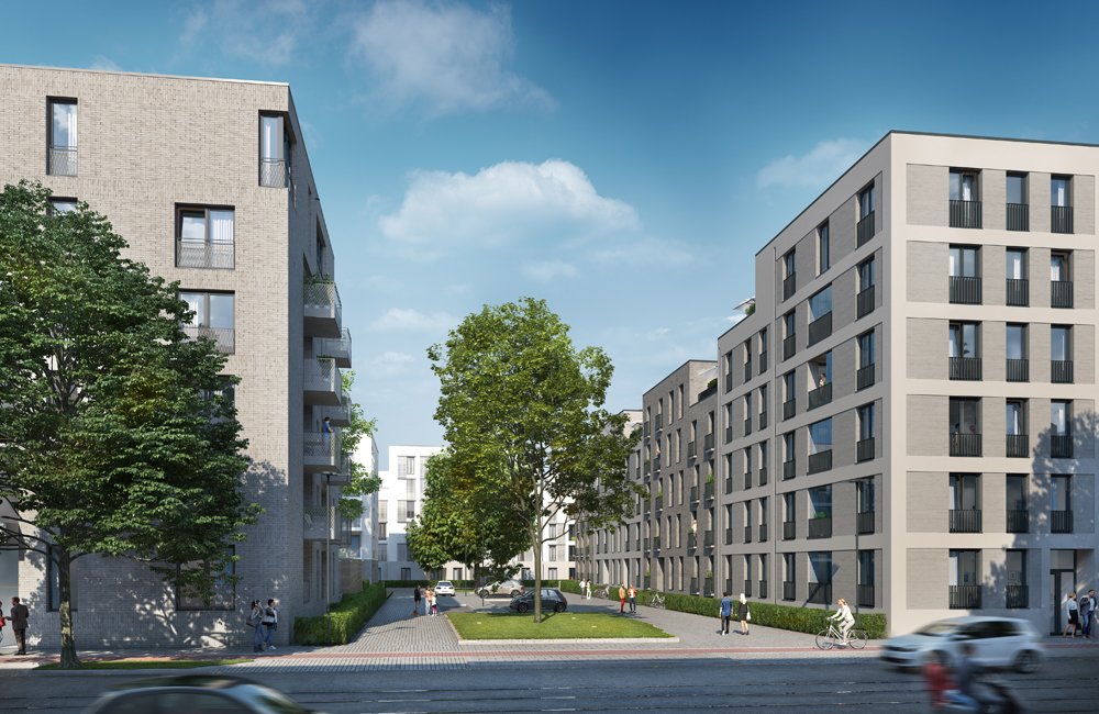 Image new build property Ulmer Höh Dusseldorf / Derendorf