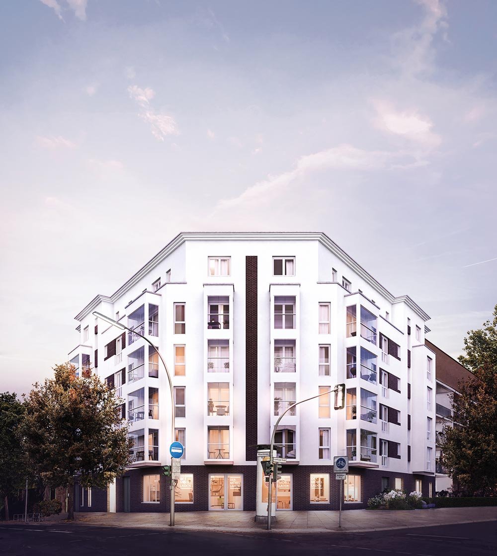 Pictures from new build property development condominiums at DAS ALBRECHT Albrechtstraße Berlin
