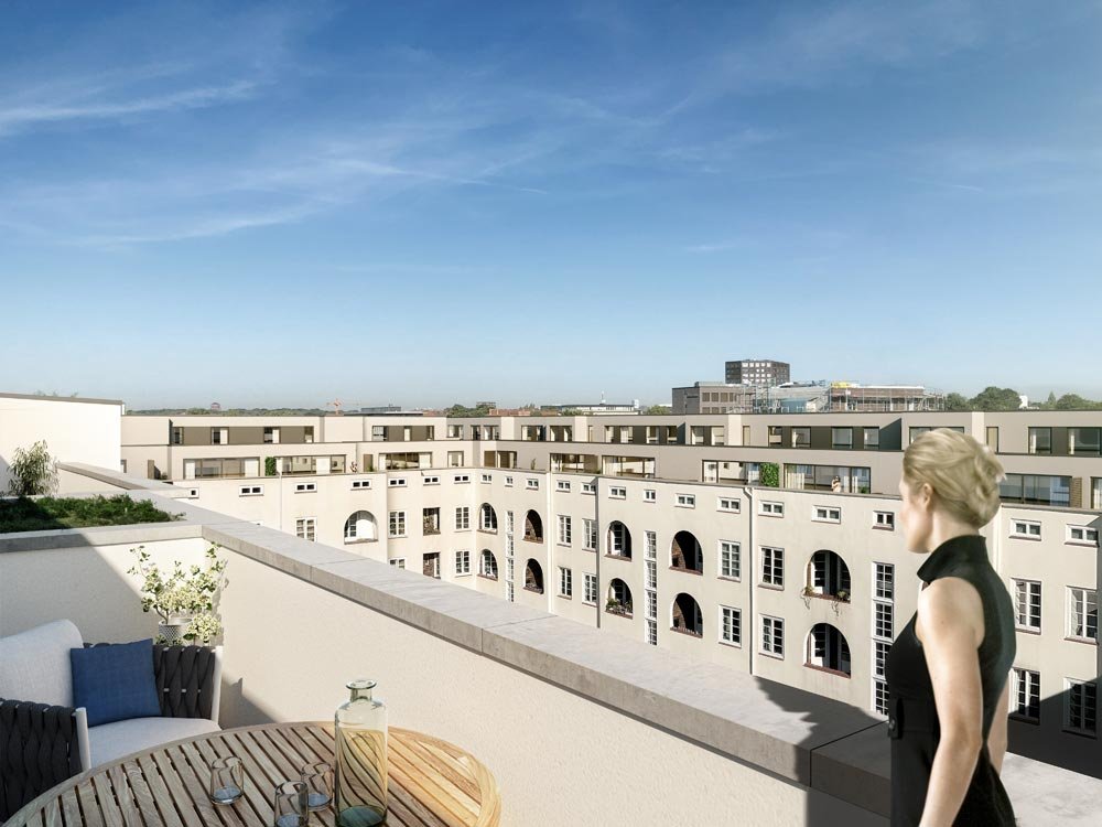Image new build property condominiums Bartels Hof Dachterrassen (Rooftop Terraces / Penthouses) Hamburg / Barmbek-Süd