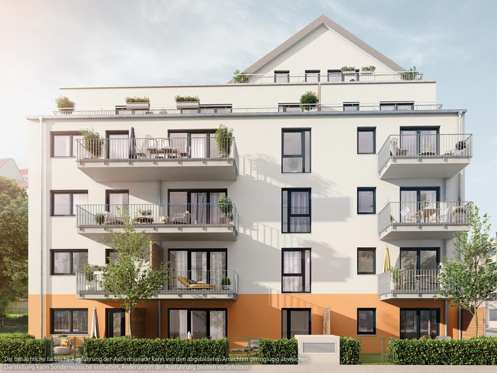 Image new build property condominiums Das Bertholds Munich / Milbertshofen