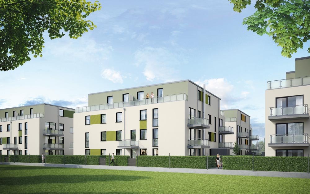 Image new build property condominiums SIXPLACES Mühlheim am Main / Dietesheim / Frankfurt / Hessen