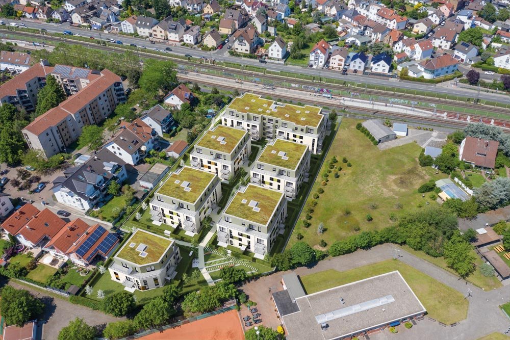 Image new build property condominiums SIXPLACES Mühlheim am Main / Dietesheim / Frankfurt / Hessen