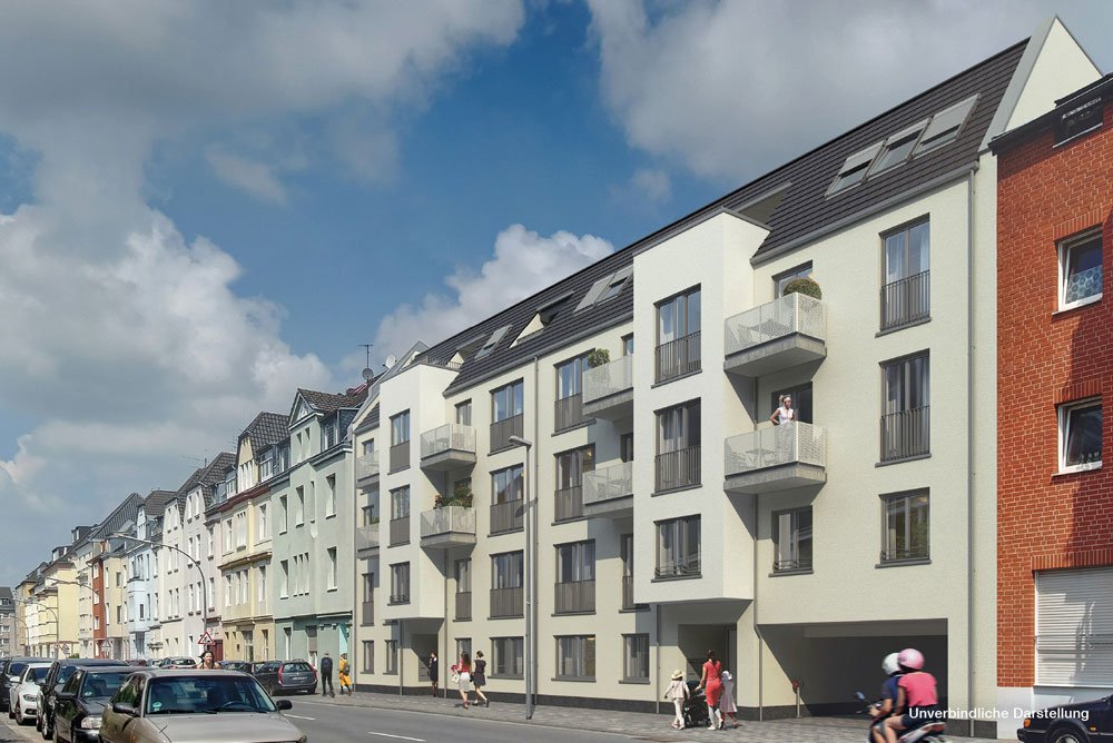 Image new build property Xantener Straße Cologne / Nippes