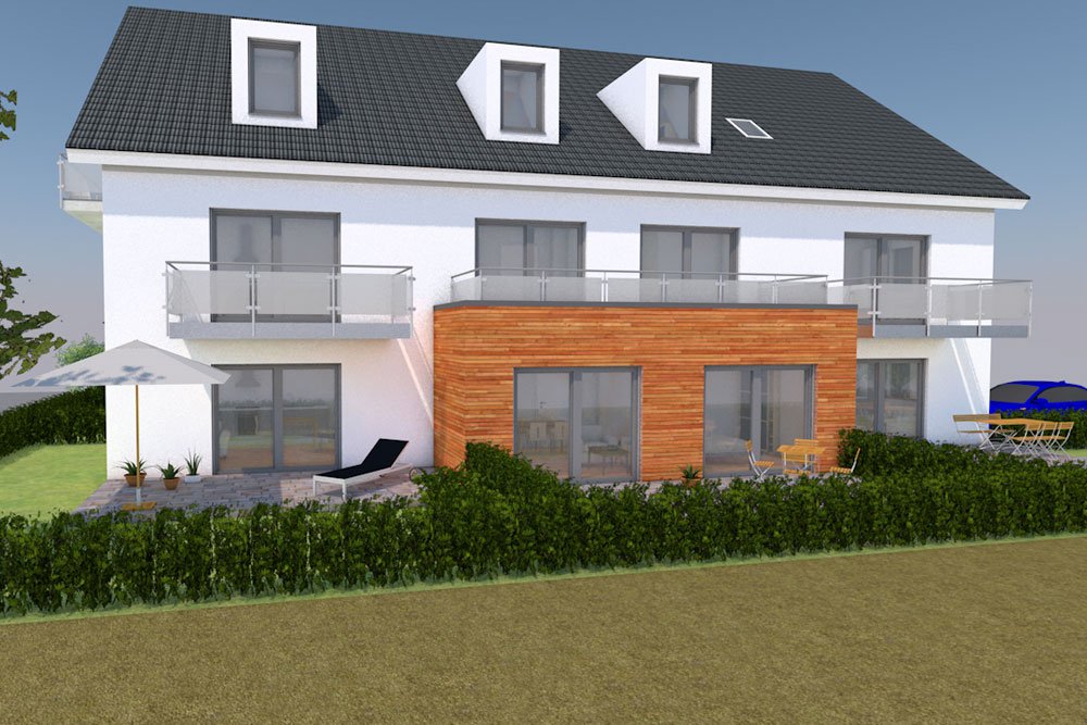 Image from new build property development project Am Sonnenweg 85386 Eching-Freising / Munich Hecht Wohnbau GmbH