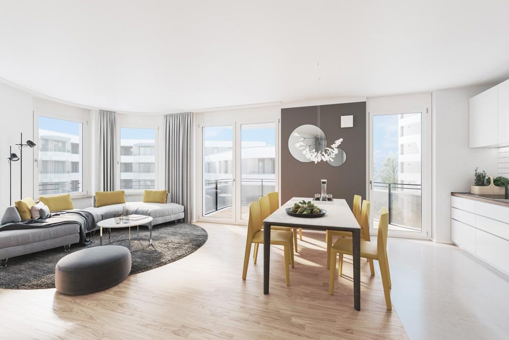 Image new build property condominiums ANTON – ZUHAUSE IM AUGSBURGER ANTONSVIERTEL. Augsburg / Antonsviertel