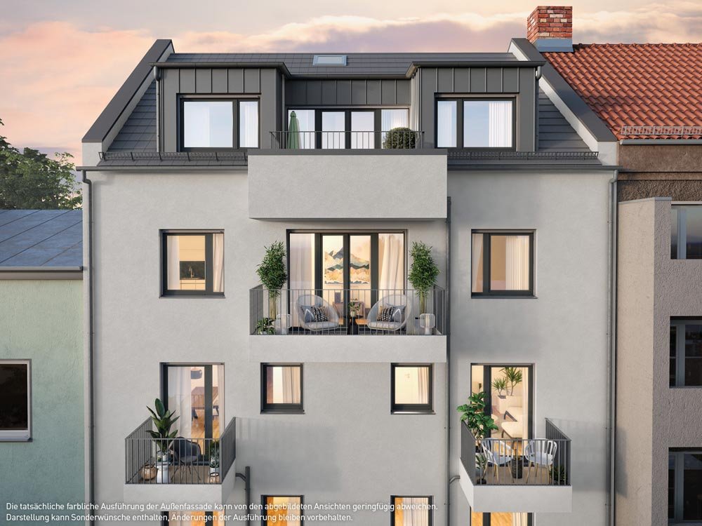 Image new build property terraced houses condominiums URBAN Homes Weißensee Berlin / Weissensee