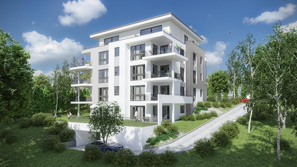 Image new build property condominiums Rosselstraße 26 Wiesbaden / Nordost / Frankfurt / Hessen