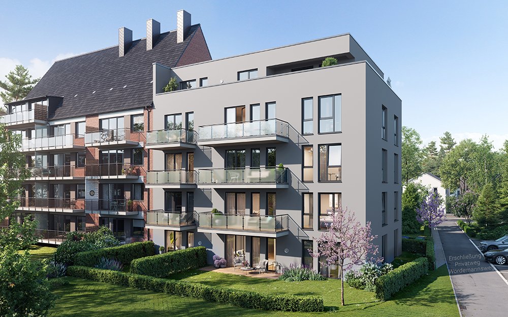 Image new build property condominiums Wördemanns Weg 78 Hamburg / Stellingen