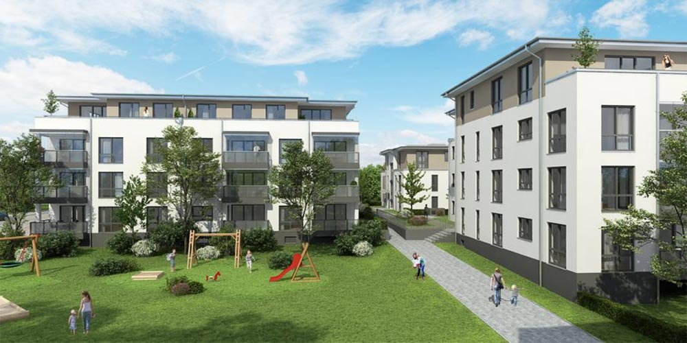 Image new build property condominiums KLEIDERFABRIK Hanau-Wilhelmsbad – 2. BA Hanau / Nordwest / Frankfurt / Hessen