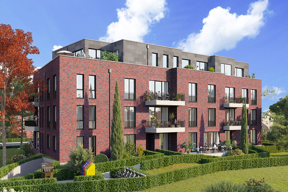 Image new build project condominiums An der Lohe Hamburg / Niendorf