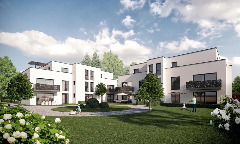 Image new build property condominiums Neue Steige Bad Ditzenbach / Stuttgart / Baden-Württemberg
