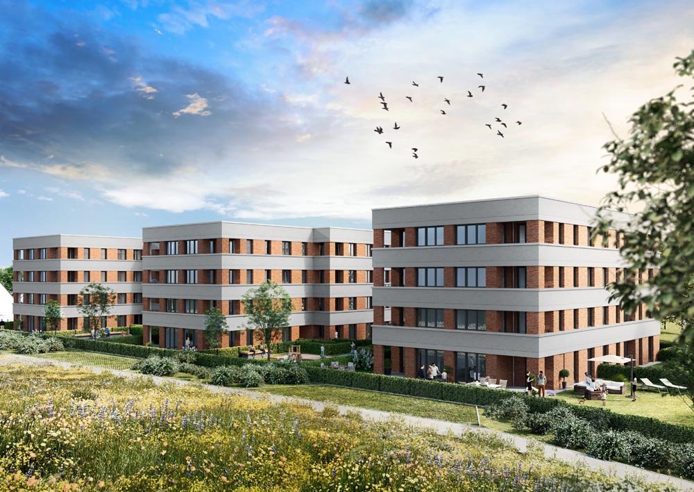 Image new build property condominiums Das Hermelin Bad Nauheim / Frankfurt / Hessen