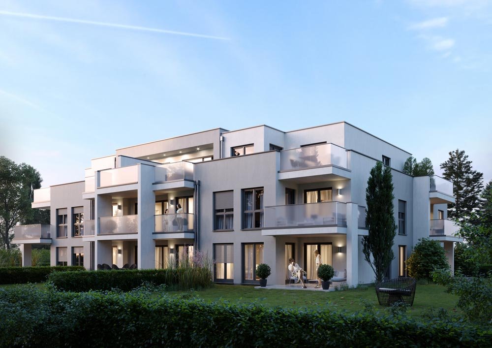 Image new build property condominiums modern living Hochkreuz Bonn / Bad Godesberg / Nordrhein-Westfalen