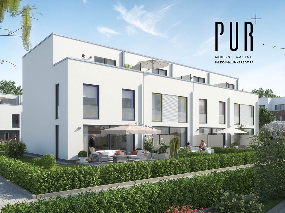 Image new build property houses PUR PLUS Junkersdorf Cologne / Junkersdorf