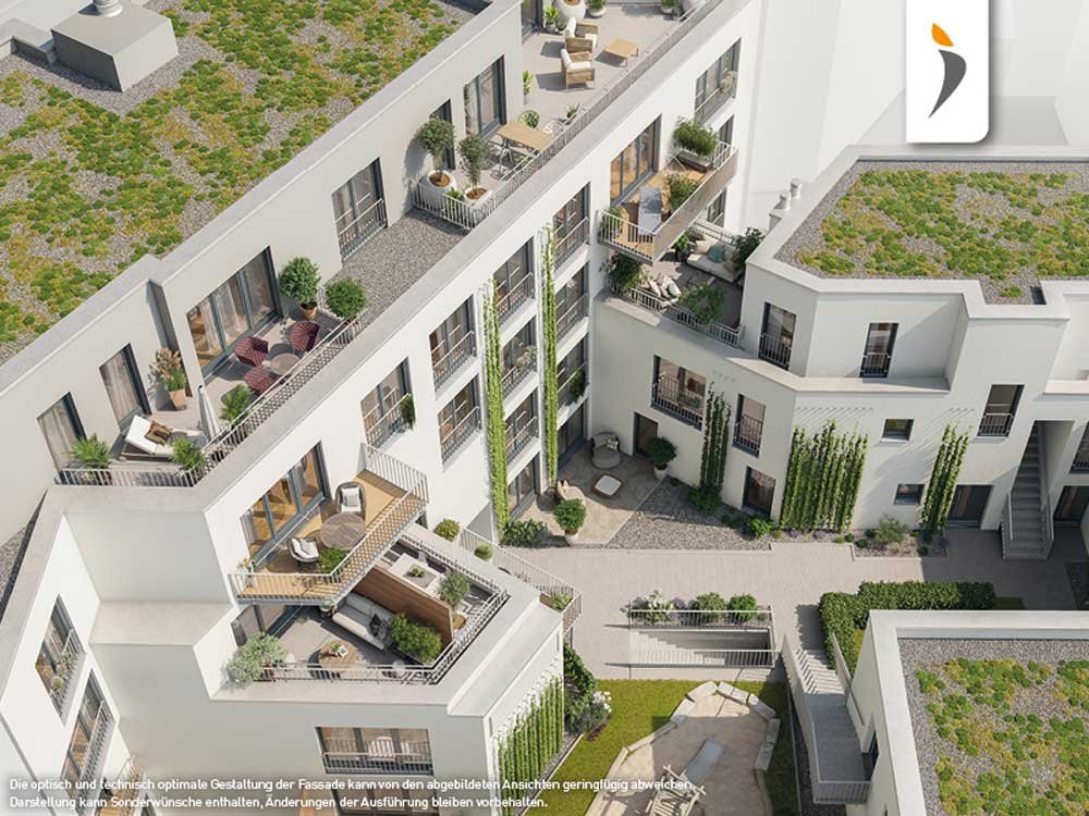 Image new build property condominiums Unser BILK Dusseldorf / Bilk