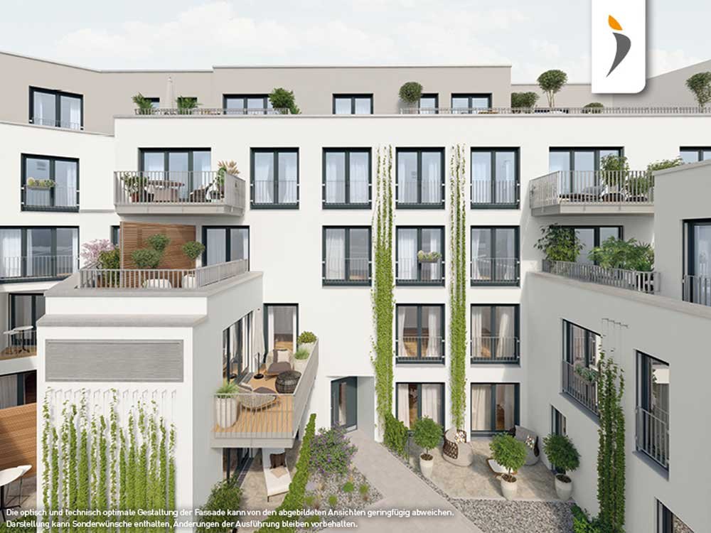 Image new build property condominiums Unser BILK Dusseldorf / Bilk