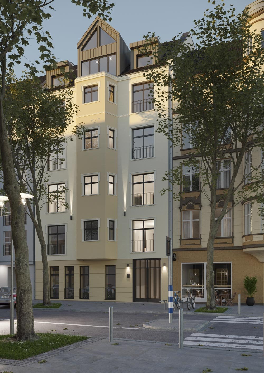 Image new build property condominiums F236 Düsseldorf / Friedrichstadt