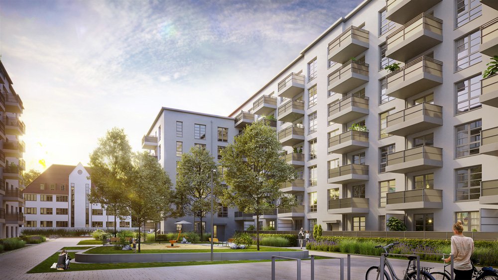 Image new build property condominiums TOELZER Munich / Obersendling