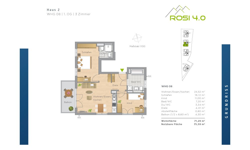 ROSI 4.0 Holzkirchen (Upper Bavaria) buy new build Condominium