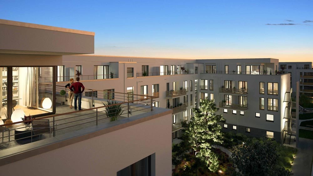 Image new build property condominiums RIA² Oberkassel / Dusseldorf