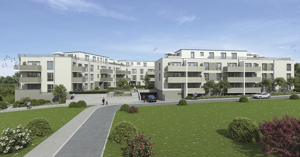 Image new build property condominiums DIE ZWEI Niederdorfelden / Frankfurt / Hessen