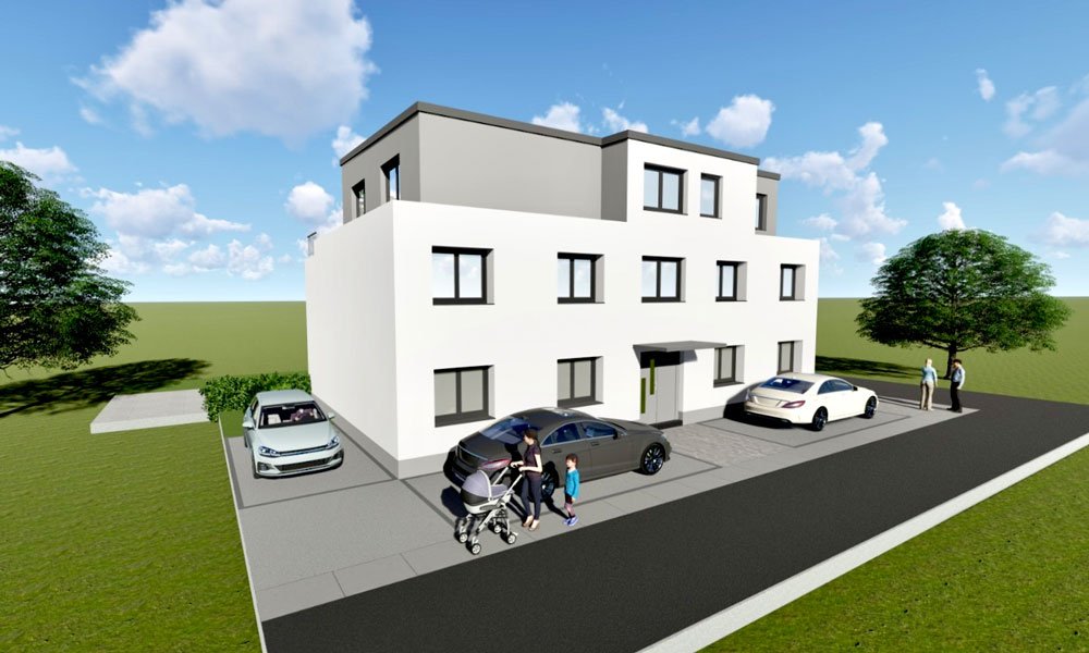 Image new build project condominiums Asternweg 28 Cologne / Seeberg