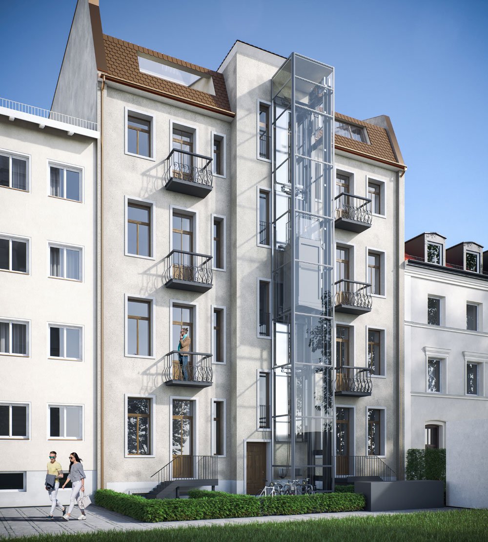 Image core renovated property condominium Kaulbachstraße 44 – 5-Zimmer-Wohnung Munich / Maxvorstadt