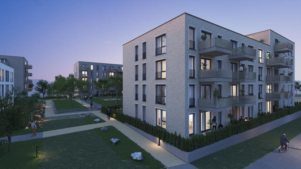 Image new build property condominiums VIERZIG549 Dusseldorf / Heerdt